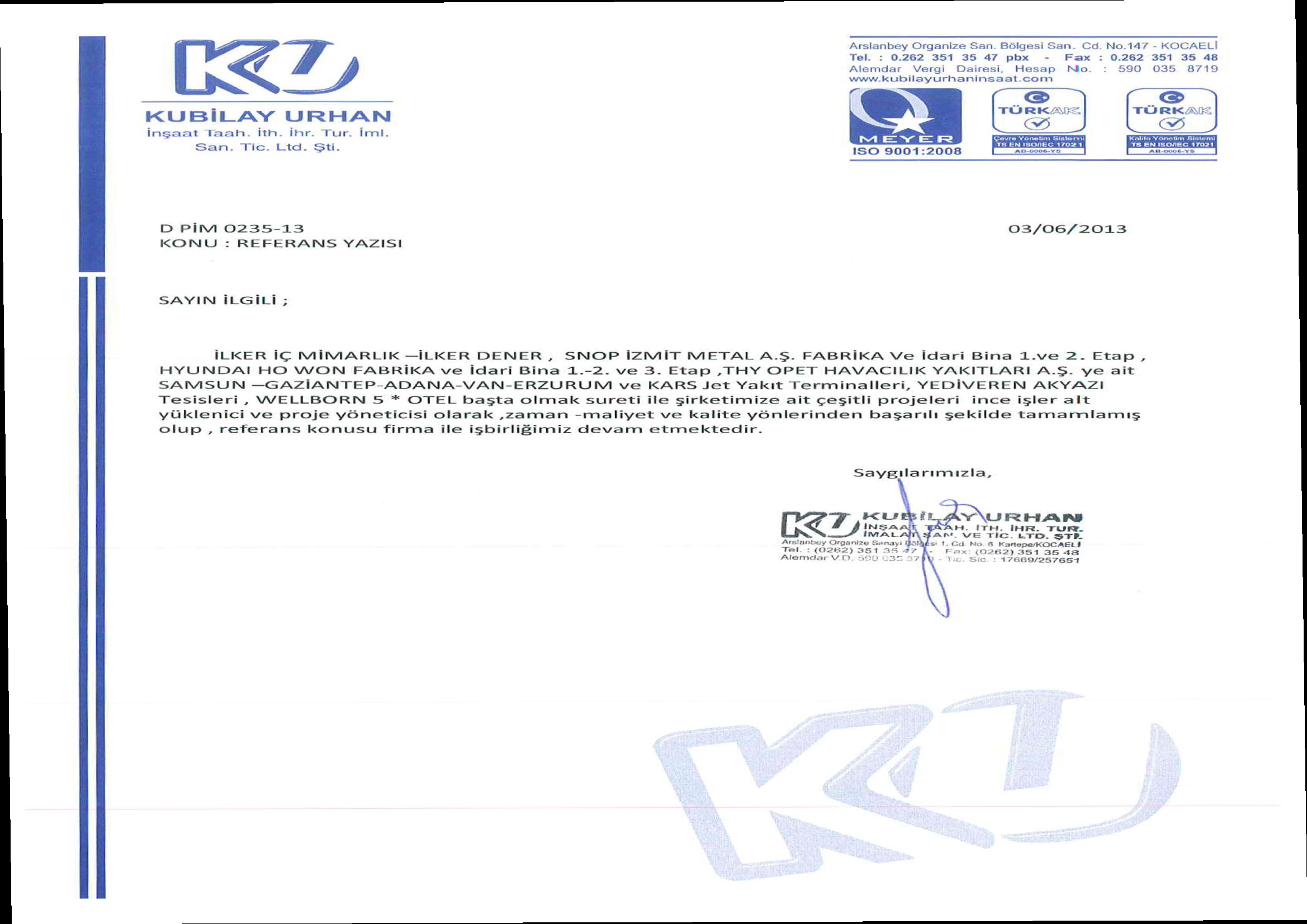 Kubilay Urhan İnşaat